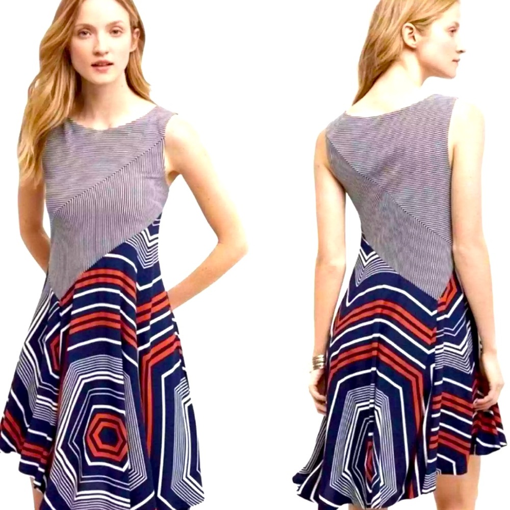 Maeve | Anthropologie
Cameron Striped Dress - Size L